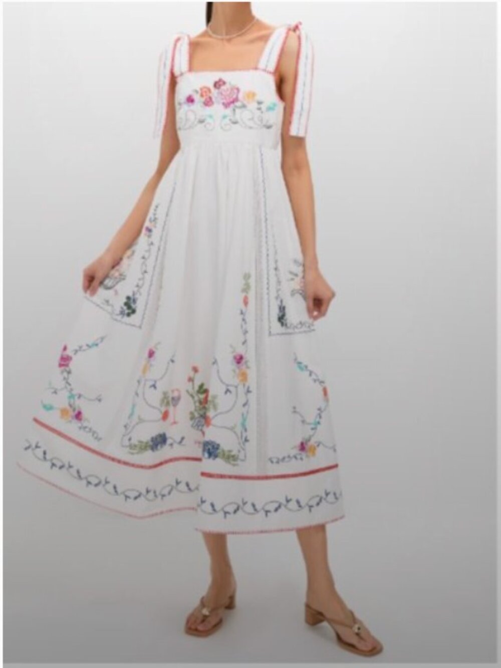 HUNTER BELL Multi Embroidery Stefy Dress - Picture 1 of 8